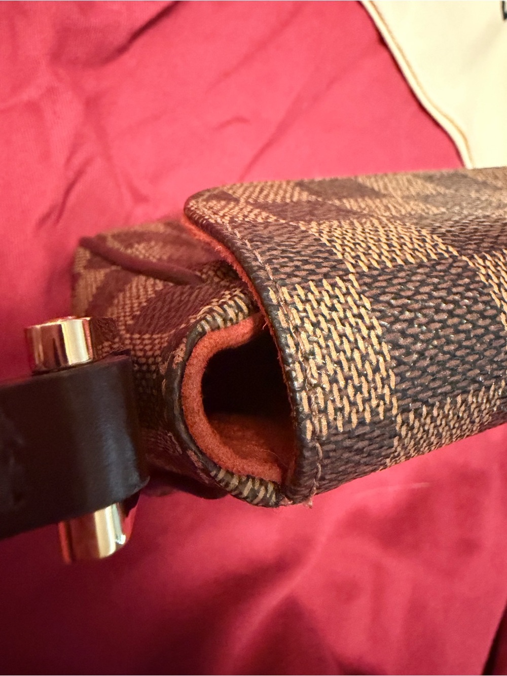 Louis Vuitton Brown Damier Ebene Shoulder Pochette - Picture 8 of 9